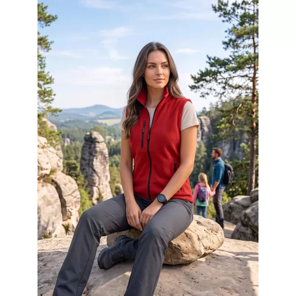  Unisex mellény ALTISPORT NoPrint NP/ALU525 PIROS 