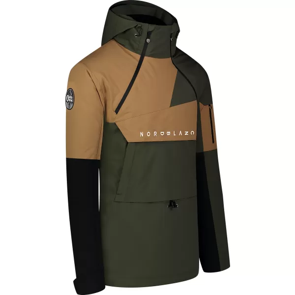  Férfi téli kabát NORDBLANC SNOWPACK NBWJM8124 HADSEREG ZÖLD 
