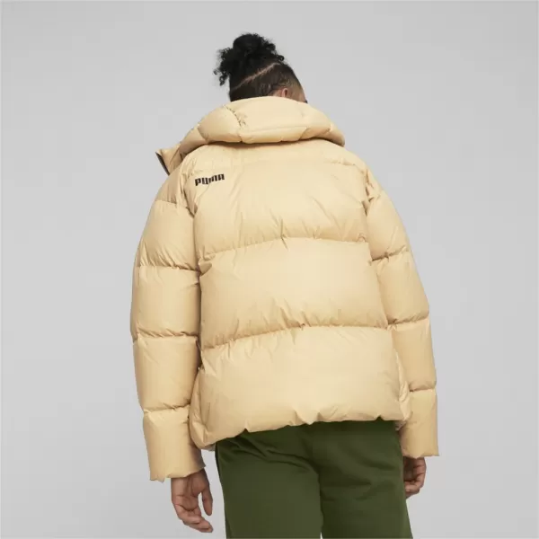  Férfi dzseki PUMA HOODED ULTRA DOWN PUFFER JACKET BÉZS 