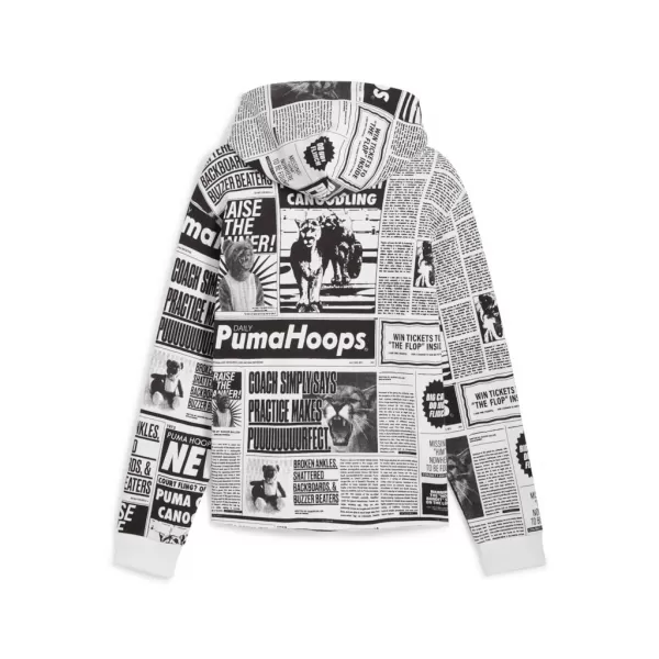 Férfi pulóver PUMA MEDIA DAY HOODIE FEKETE 