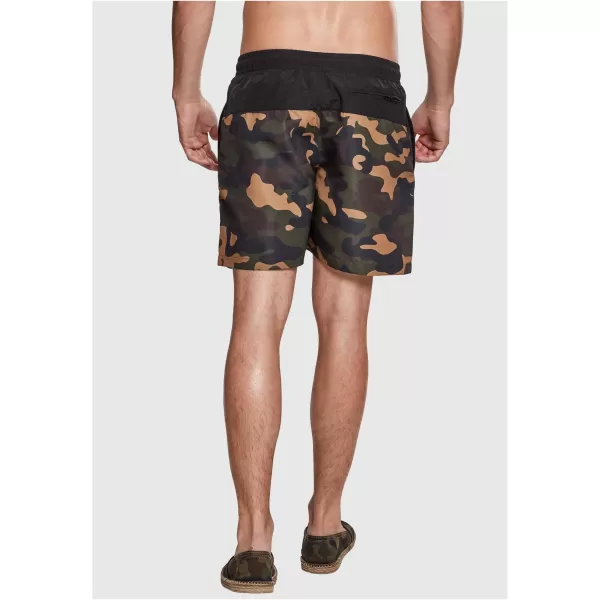  Rövidnadrág URBAN CLASSICS TB1026 FEKETE/FA CAMO 