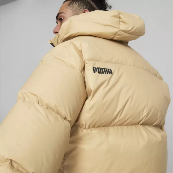  Férfi dzseki PUMA HOODED ULTRA DOWN PUFFER JACKET BÉZS 