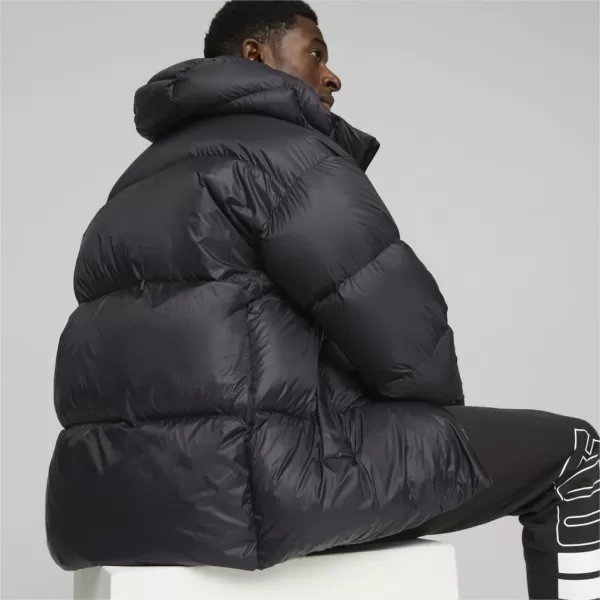  Férfi dzseki PUMA HOODED ULTRA DOWN PUFFER JACKET FEKETE 