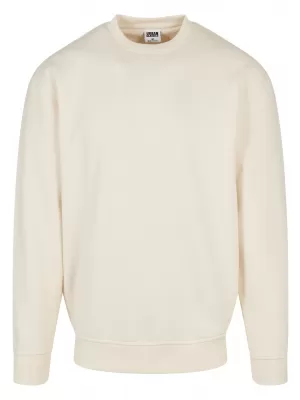 Férfi pulóver URBAN CLASSICS TB014E FEHÉR/HOMOK