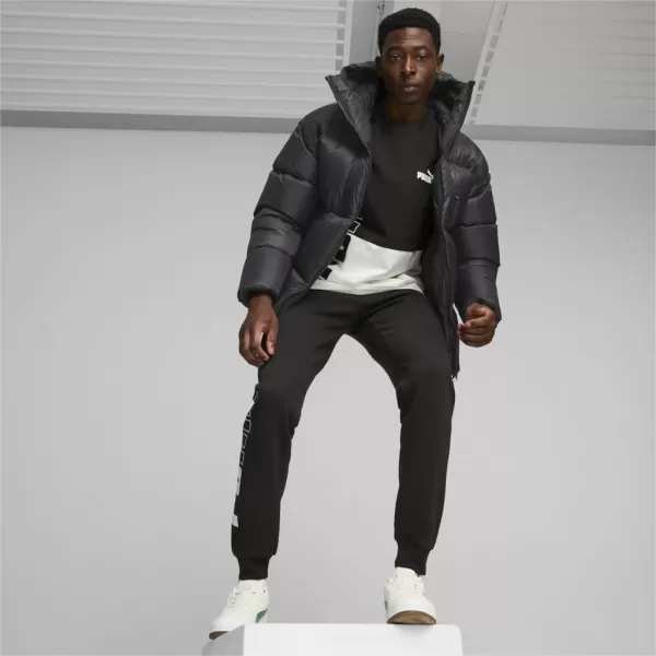  Férfi dzseki PUMA HOODED ULTRA DOWN PUFFER JACKET FEKETE 