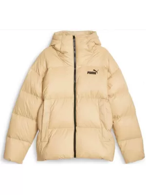 Férfi dzseki PUMA HOODED ULTRA DOWN PUFFER JACKET BÉZS