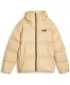 Férfi dzseki PUMA HOODED ULTRA DOWN PUFFER JACKET BÉZS