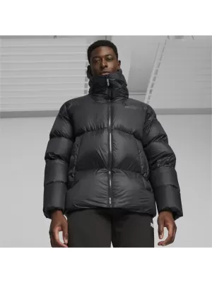 Férfi dzseki PUMA HOODED ULTRA DOWN PUFFER JACKET FEKETE