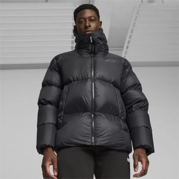  Férfi dzseki PUMA HOODED ULTRA DOWN PUFFER JACKET FEKETE 