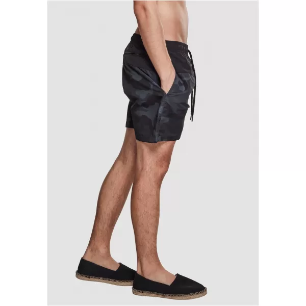  Rövidnadrág URBAN CLASSICS TB1026 FEKETE/SÖTÉT CAMO 