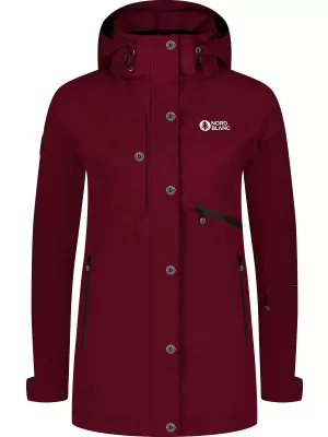 Női sídzseki NORDBLANC SLEDDING NBWJL8127 BURGUNDIA