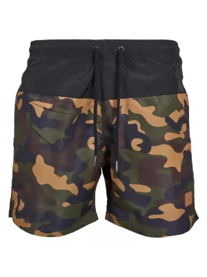 Rövidnadrág URBAN CLASSICS TB1026 FEKETE/FA CAMO