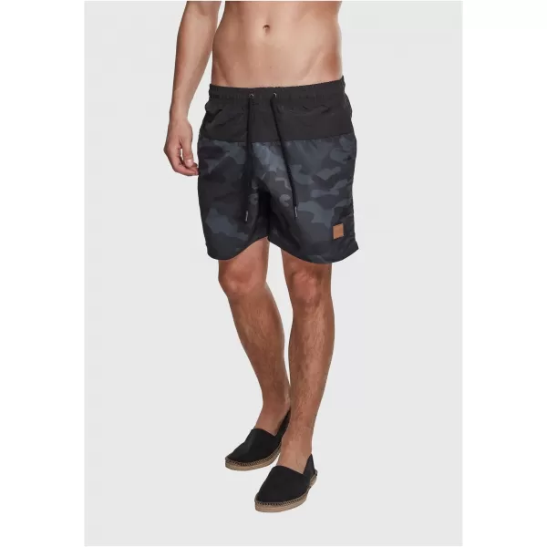  Rövidnadrág URBAN CLASSICS TB1026 FEKETE/SÖTÉT CAMO 