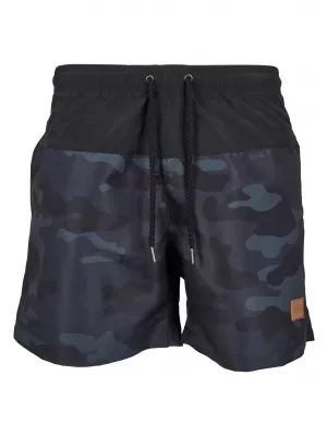 Rövidnadrág URBAN CLASSICS TB1026 FEKETE/SÖTÉT CAMO