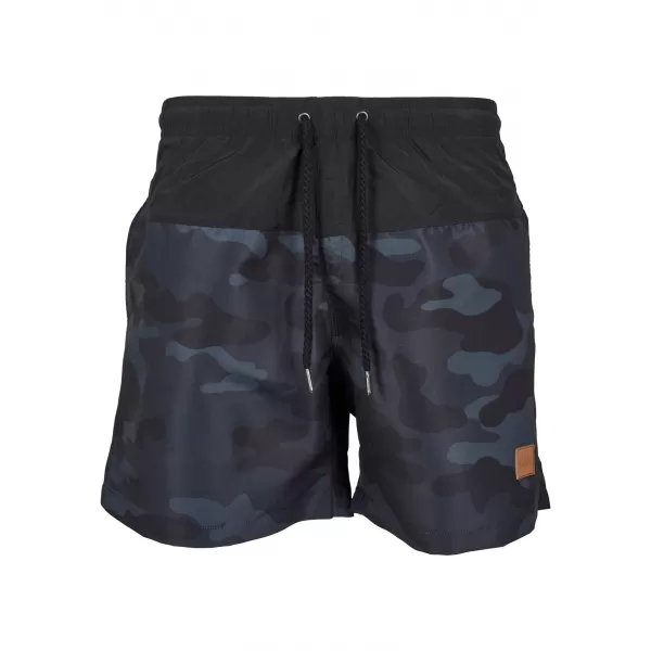 Rövidnadrág URBAN CLASSICS TB1026 FEKETE/SÖTÉT CAMO 