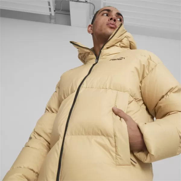  Férfi dzseki PUMA HOODED ULTRA DOWN PUFFER JACKET BÉZS 