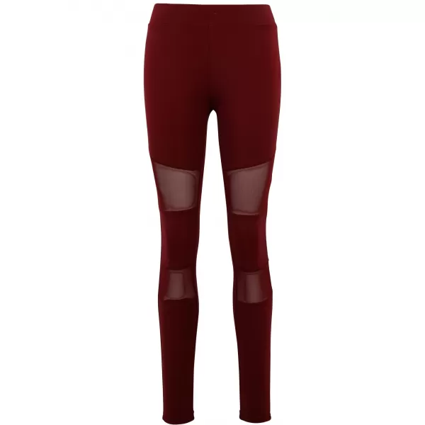  Női leggings URBAN CLASSICS PP1174 FEKETE/PORT 