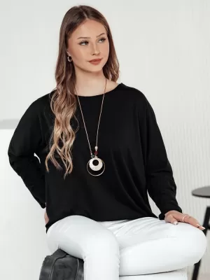Női pulóver DSTREET LOOSEFEMME FEKETE