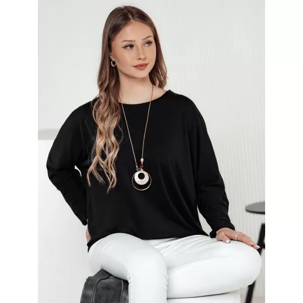  Női pulóver DSTREET LOOSEFEMME FEKETE 