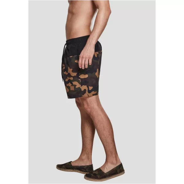  Rövidnadrág URBAN CLASSICS TB1026 FEKETE/FA CAMO 