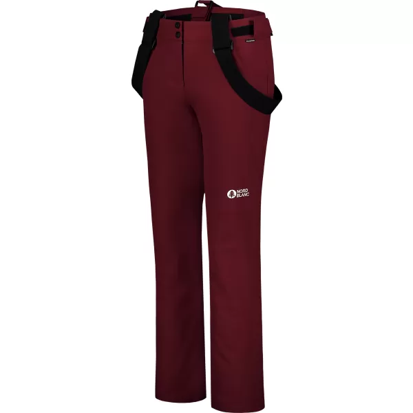  Női sínadrág NORDBLANC ICEQUEEN NBWP8137 BURGUNDIA 