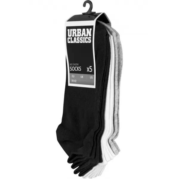  Zokni URBAN CLASSICS TB1470 FEKETE/FEHÉR/SZÜRKE 