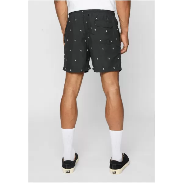  Rövidnadrág URBAN CLASSICS TB2680 FEKETE/PÁLMAFA 