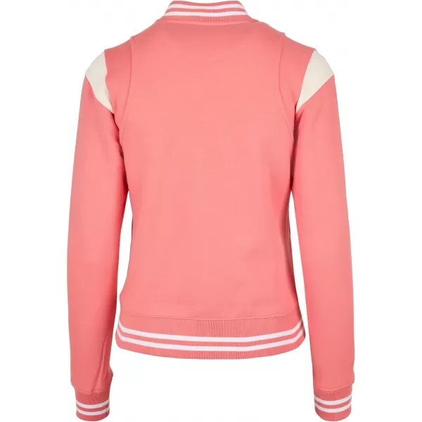  Női kabát URBAN CLASSICS TB2618 HALVÁNY RÓZSASZÍN/FEHÉR HOMOK 
