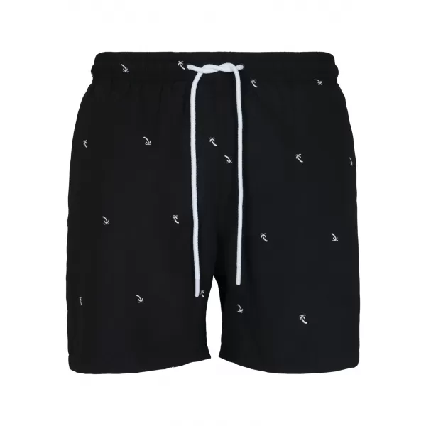  Rövidnadrág URBAN CLASSICS TB2680 FEKETE/PÁLMAFA 