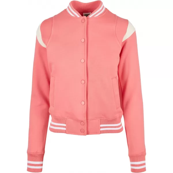  Női kabát URBAN CLASSICS TB2618 HALVÁNY RÓZSASZÍN/FEHÉR HOMOK 