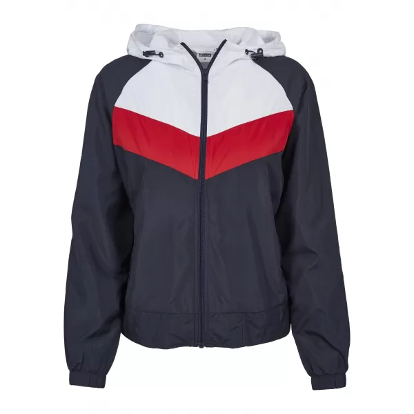  Női kabát URBAN CLASSICS TB2009 NAVY/FEHÉR/TŰZVÖRÖS 