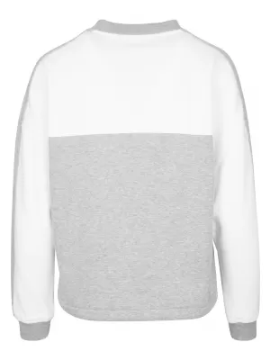 Női pulóver URBAN CLASSICS TB1842 SZÜRKE/FEHÉR