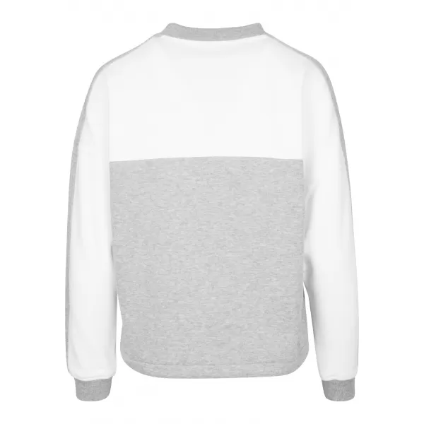  Női pulóver URBAN CLASSICS TB1842 SZÜRKE/FEHÉR 