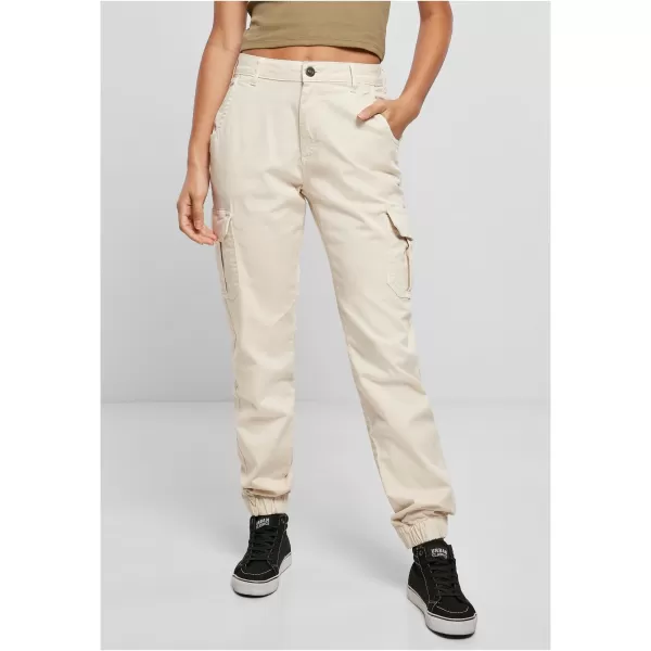  Hölgyek nadrágja URBAN CLASSICS TB3048 FEHÉR/HOMOK 
