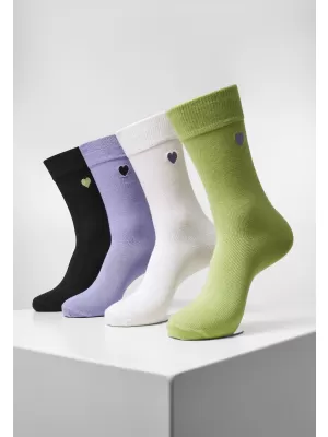 Zokni URBAN CLASSICS TB4242 FEKETE/LILA/MÉSZ/FEHÉR