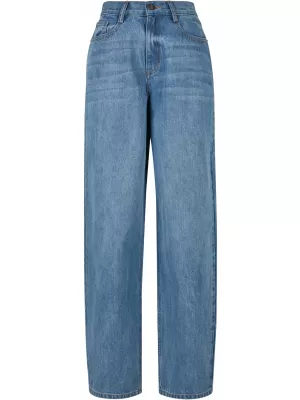 Hölgyek nadrágja URBAN CLASSICS TB4524 A KÖZÉPSŐ KŐMOSOTT