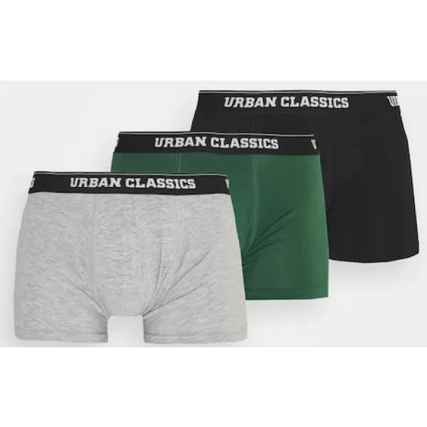  Bokszoló URBAN CLASSICS TB3708 SZÜRKE/SÖTÉTZÖLD/FEKETE 