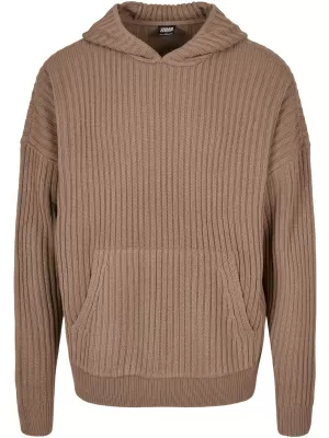 Férfi pulóver URBAN CLASSICS TB4677 SÖTÉT KHAKI