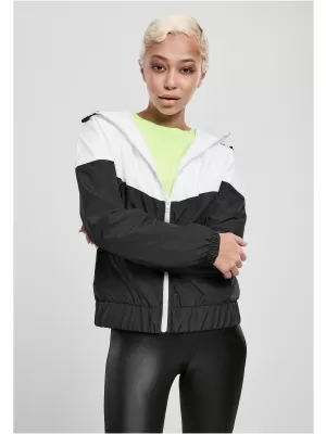 Női kabát URBAN CLASSICS TB3638 FEHÉR/FEKETE