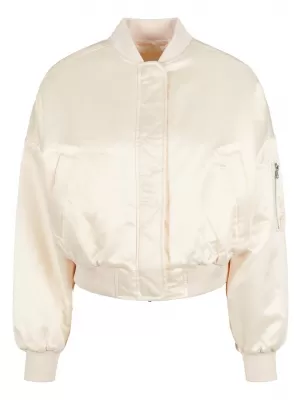 Női kabát URBAN CLASSICS TB4542 FEHÉR/HOMOK