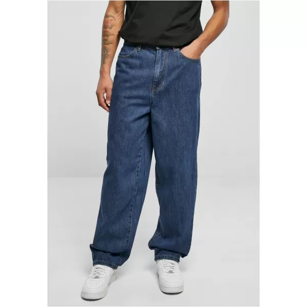  Farmer URBAN CLASSICS TB4461 A KÖZÉP -INDIGÓT MOSTA 