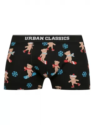 Bokszoló URBAN CLASSICS TB4503 TEDDY AOP/JASPER/NAVY