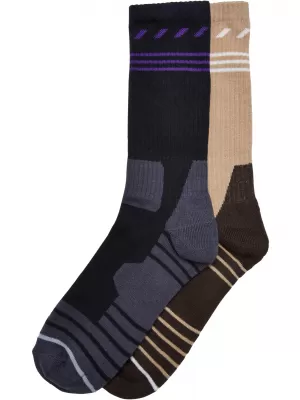 Zokni URBAN CLASSICS TB3742 FEKETE/UNIÓS BÉZS
