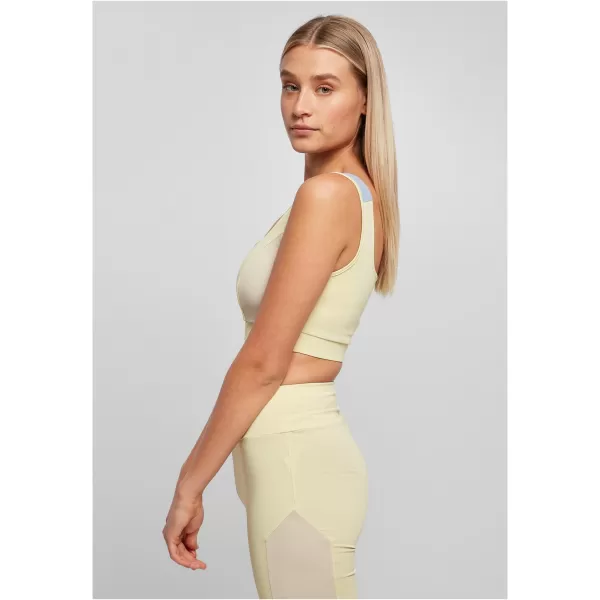  Hölgy melltartó URBAN CLASSICS TB5017 PUHA SÁRGA/LÁGY TENGERI FŰ/ÉRTÉK 