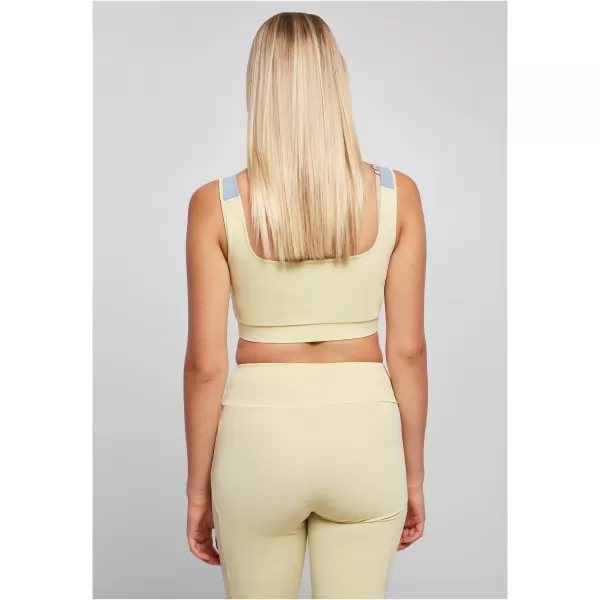  Hölgy melltartó URBAN CLASSICS TB5017 PUHA SÁRGA/LÁGY TENGERI FŰ/ÉRTÉK 