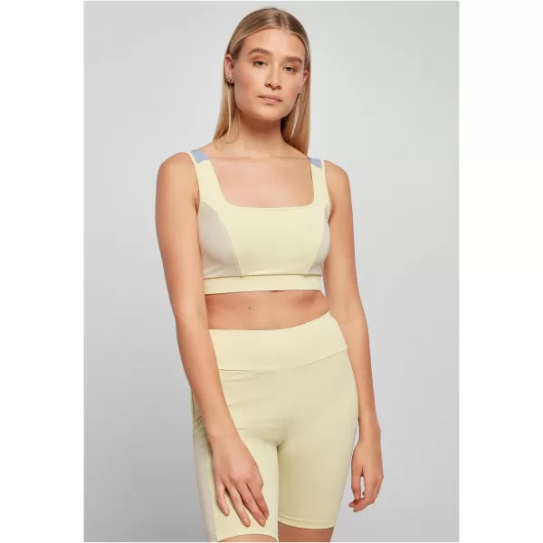  Hölgy melltartó URBAN CLASSICS TB5017 PUHA SÁRGA/LÁGY TENGERI FŰ/ÉRTÉK 