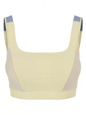 Hölgy melltartó URBAN CLASSICS TB5017 PUHA SÁRGA/LÁGY TENGERI FŰ/ÉRTÉK