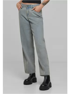 Női farmer URBAN CLASSICS TB7127 ÚJ VILÁGOSKÉK PISZKOS MOSVA