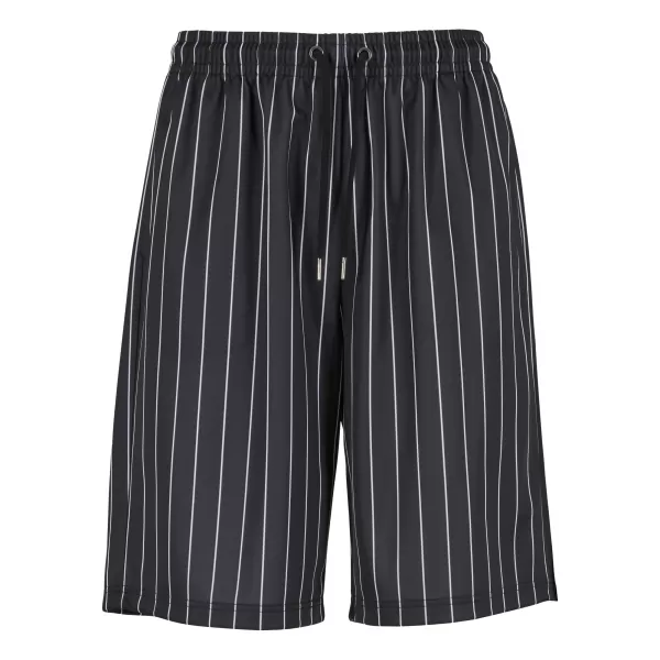  Rövidnadrág URBAN CLASSICS TB7384 FEKETE/FEHÉR 