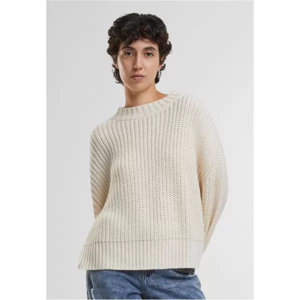  Női pulóver URBAN CLASSICS TB7093 FEHÉR/HOMOK 